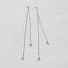 Brass Chain Chandelier Component Links KK-WH0100-026P-1
