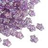 UV Plating Transparent Acrylic Beads OACR-G051-01B-1