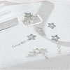 8Pcs 4 Style Alloy Alligator Hair Clips OHAR-LP0001-19-1