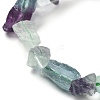 Raw Rough Natural Fluorite Beads Strands G-P528-B03-01-3