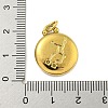 304 Stainless Steel Pendants Rhinestone Settings LS-STAS-O009-01C-G-3