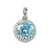 925 Sterling Silver Pave Cubic Zirconia Pendants STER-B009-01A-03-1