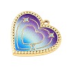 304 Stainless Steel Enamel Pendants STAS-Z186-12G-03-2
