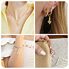 30Pcs 3 Colors Tibetan Style Treble Clef Pendants TIBEP-TA0001-42-8