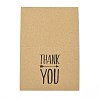 Kraft Paper Thank You Greeting Cards DIY-F120-01F-4