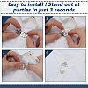 4Pcs 1-Hole Alloy & Glass Buttons FIND-FG0004-59P-3