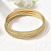 7Pcs 201 Stainless Steel Bangles for Women BJEW-Z151-04G-02-2