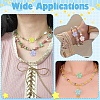 20Pcs UV Plating Opaque Acrylic Beads PACR-YW0001-46-6