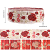 Ethnic Style Embroidery Polyester Ribbons OCOR-WH0070-16A-2