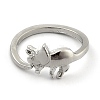Brass Cuff Rings RJEW-I076-04P-2