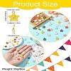 30Pcs 6 Colors Flower Alloy Enamel Pendants ENAM-CJ0006-21-8