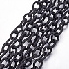 1Strand Black Tone Handmade Silk Cable Chains Loop X-NFS037-01-1
