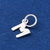 925 Sterling Silver Letter Charms LS-STER-C012-01S-M-2