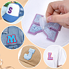 Polyester Embroider Thread Iron on/Sew On Patches PATC-WH0023-99-3