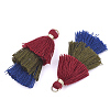 Polycotton(Polyester Cotton) Tassel Pendant Decorations FIND-T018-29-2