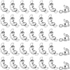 600Pcs 304 Stainless Steel Bead Tips STAS-PH0005-84-1