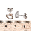 Tarnish Resistant 304 Stainless Steel Stud Earrings X-EJEW-N045-04P-4