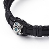 Unisex Adjustable Cord Bracelets BJEW-JB04803-04-3