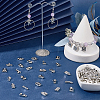 300Pcs Electroplated Plastic Charms KY-SC0002-61S-4