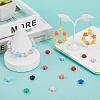 140Pcs 14 Colors Luminous Opaque Acrylic Beads SACR-SC0001-50-3