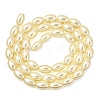Eco-Friendly Glass Pearl Barrel Beads Strands HY-O001-A-03-5