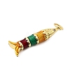 Rack Plating Brass Pendants KK-A268-23G-2