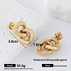 304 Stainless Steel Stud Earrings for Women KQ9327-6