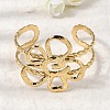 Stylish 304 Stainless Steel Cuff Bangles BJEW-K302-01C-G-2