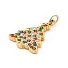 304 Stainless Steel Rhinestone Pendants FIND-I062-01G-01-2