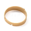 Adjustable 304 Stainless Steel Finger Ring Settings LS-STAS-WH0033-11B-G-2