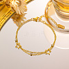 304 Stainless Steel Cable Chain Bracelets WG59DA4-01-2
