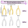 20Pcs 2 Colors Brass Pendants KK-BBC0027-81-2
