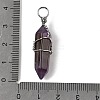 Natural Amethyst Double Terminated Pointed Pendants G-J062-02P-4
