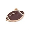 Alloy Enamel Pendants ENAM-A008-34KCG-2