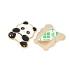 Animal Alloy Enamel Cabochons AL-CBA1A6F-01KCG-C-2