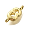 Brass Connector Charms KK-P295-01G-B-2