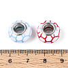 Acrylic Enamel European Beads GPDL-N006-01A-01-4
