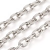 Tarnish Resistant 304 Stainless Steel Cable Chains CHS-O008-03P-1