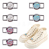 Alloy & Resin Shoelace Charms FIND-CP0002-94D-6