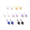 Hypoallergenic Bioceramics Zirconia Ceramic Stud Earrings EJEW-Z023-13-3