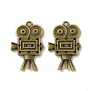 Tibetan Style Alloy Pendants TIBEP-L019-01AB-2