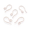304 Stainless Steel Earring Hooks STAS-O110-19RG-1