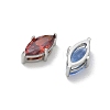 304 Stainless Steel Pave Cubic Zirconia Charms CU-CBABCF3-02P-2
