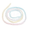 Transparent Gradient Color Glass Beads Strands GLAA-G101-2mm-01-4