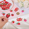 36Pcs 6 Styles Strawberry Computerized Embroidery Cloth Self Adhesive Patches PATC-FG0002-42-3