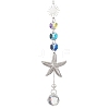Glass Hanging Suncatchers HJEW-JM04579-01-2