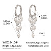 304 Stainless Steel Oval Chandelier Earrings DG6288-2-2