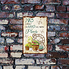 Rectangle Metal Iron Sign Poster AJEW-WH0157-356-5