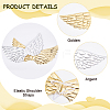 HOBBIESAY 2Pcs 2 Colors Children's Costume Angel Wings DIY-HY0001-17A-4