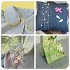 200Pcs 2-Hole Resin Buttons BUTT-TA0001-60A-9